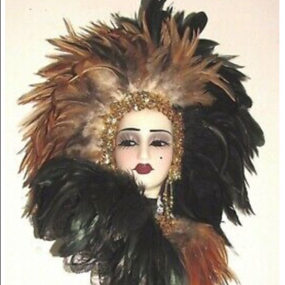 NEW💕Gorgeous Wall Hanging Mask🎀 Handcrafted - Picture 5 of 12